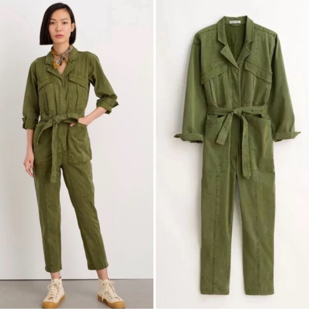 Alex Mill jumpsuit - olive green